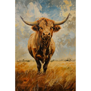 taureau en peinture